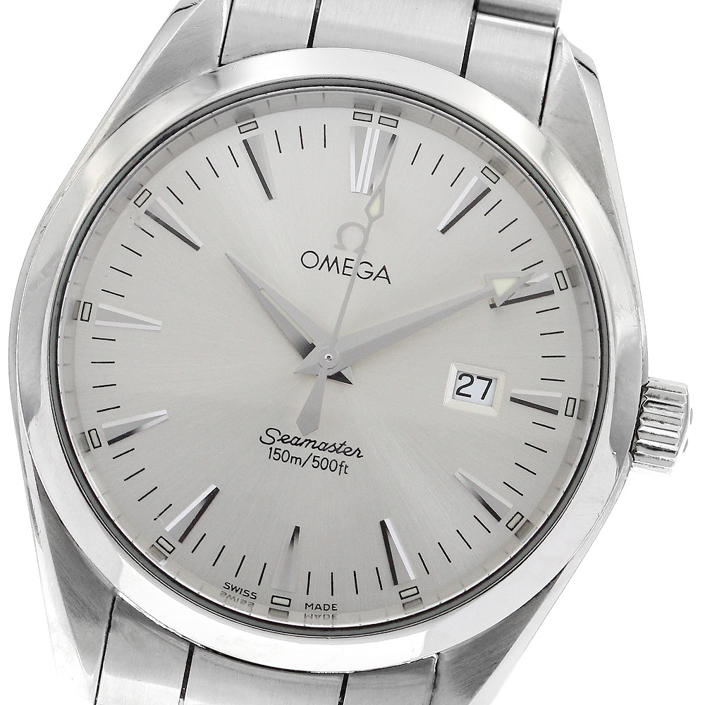 オメガ OMEGA 2517.30 シーマスター アクアテラ デイト クォーツ メンズ _888298【中古】