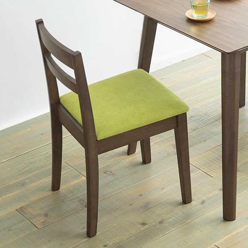 即納:【2脚セット】アイリスプラザ チェア ダイニングチェア 椅子 木製 インテリア DCS-430 ウォールナットグリーン 41×49.5×75cm