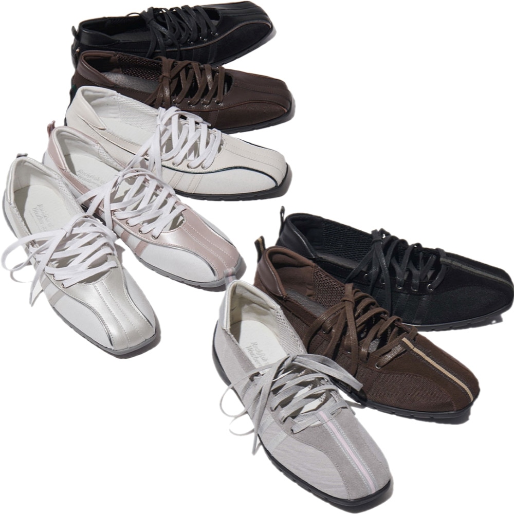 24ss/ヒール 3cm/ BLISS LACEUP SNEAKERS/BLISS SUEDE SNEAKERS