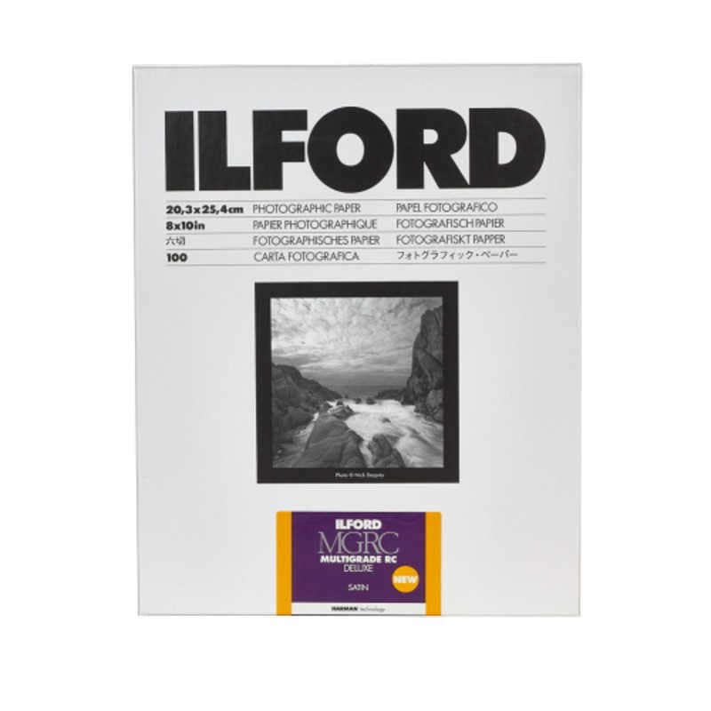 イルフォード　MULTIGRADE RC DELUXE SATIN(半光沢) 8x10インチ 100枚入　MGRCDL25MS8X10100 13,816円