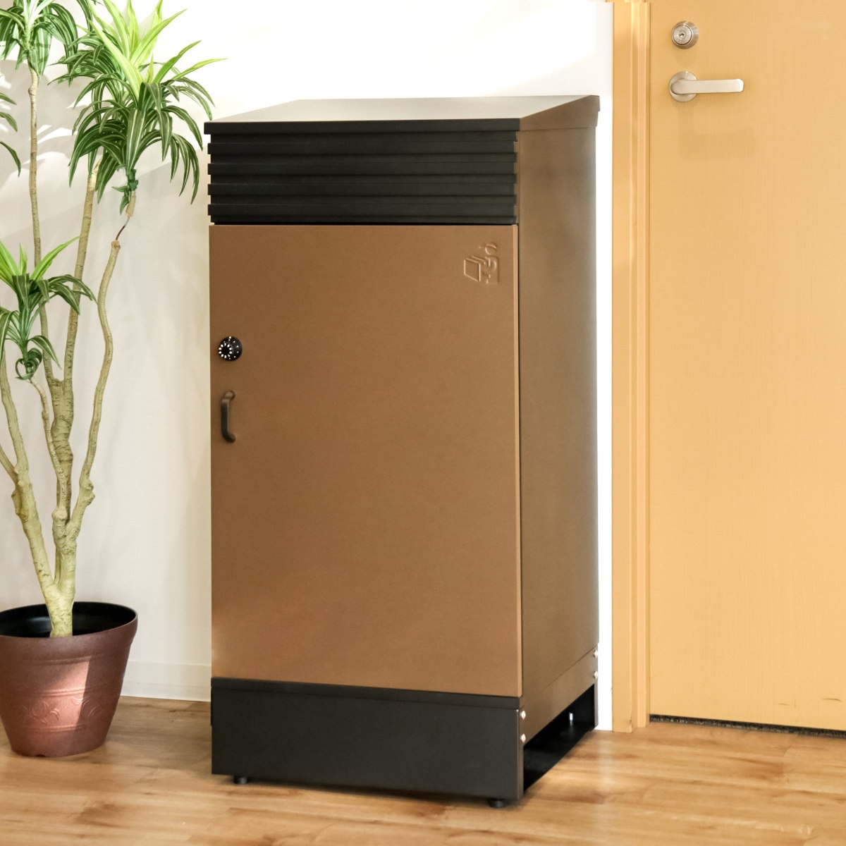 宅配ボックス 郵便ポスト リシムアップ UL-D ブラウン 一戸建て用 大容量 宅配 ボックス ポスト一体型 ポスト 宅配ポスト 宅配ボックス付きポスト ダイヤル錠 ダイヤルロック 玄関