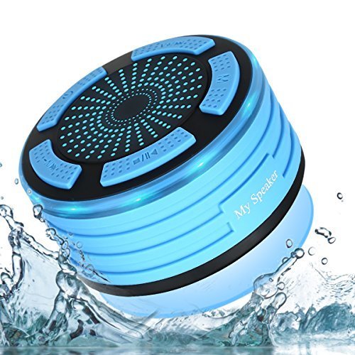 特価ブランド Bluetooth シャワー スピーカー ワイヤレス 防水 スピーカー FM ラジオとマルチカラー LED ライト Suctio ビタミン類