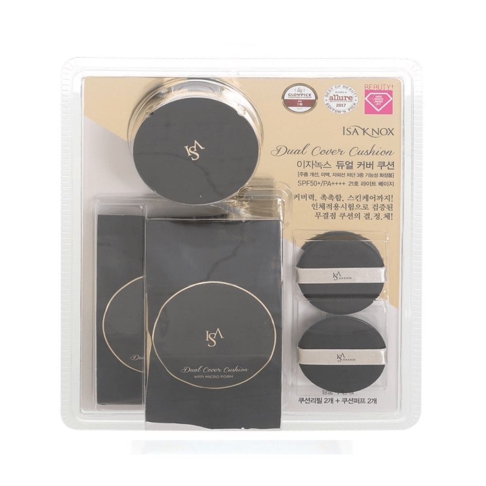 [ISA KNOX] Dual Cover Cushion Set N21 Light Beige