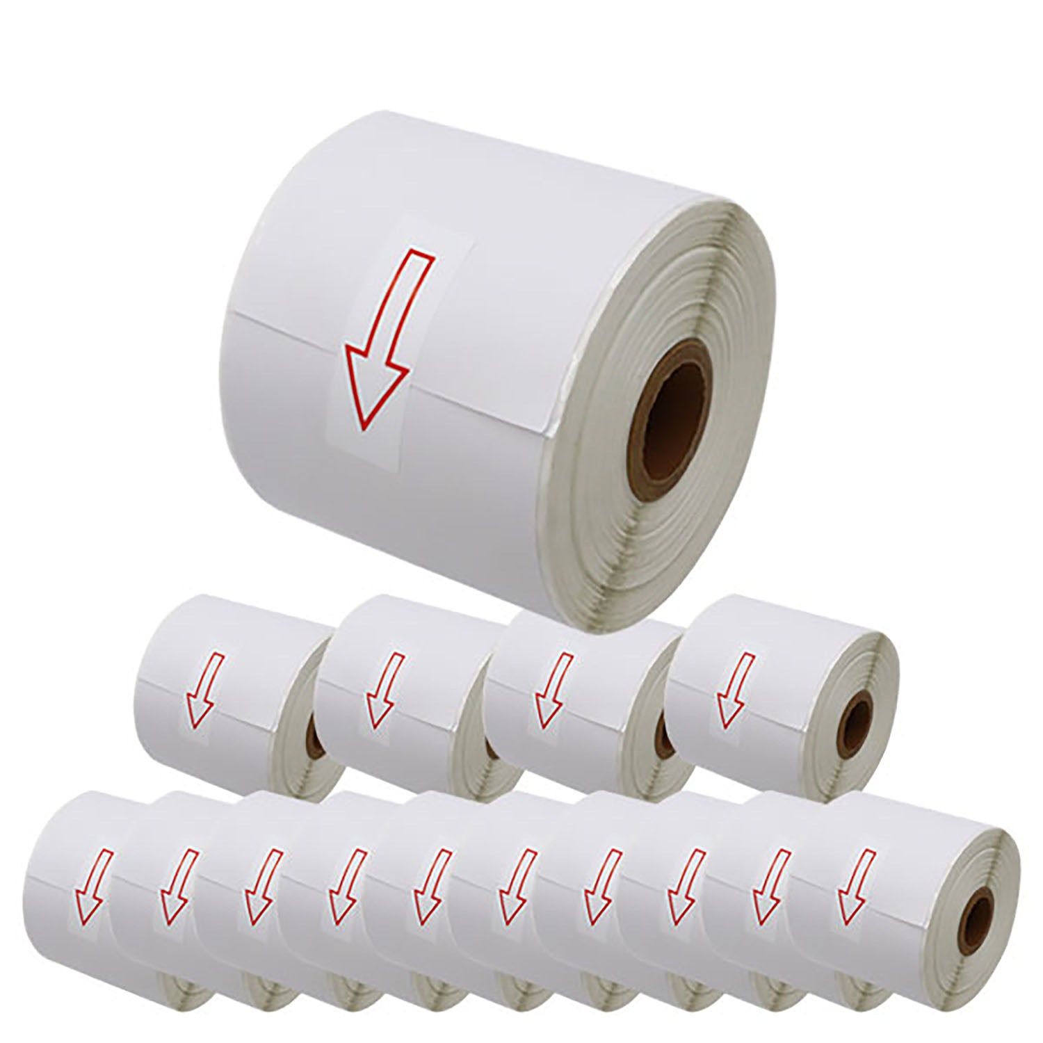 ブラザー用 RDロール 長尺紙テープ (感熱紙) RD-S07J2 互換品 76mm×44m 15個セット