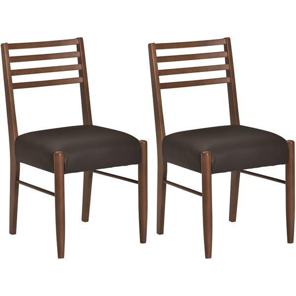 タマリビング ダイニングチェア ボンド BR 2脚入 ブラウン メーカー直送
