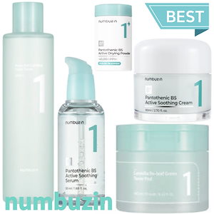 [ 1番 5種セット] 1番 パントテン酸トラブルケア 5種セット パッド 70枚 + トナー 300ml + セラム 50ml + クリーム 80ml + パウダー 7g