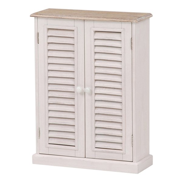 ブロカントトイレラック アンティークホワイト BROCANTE ブロカント MTR-7329WH