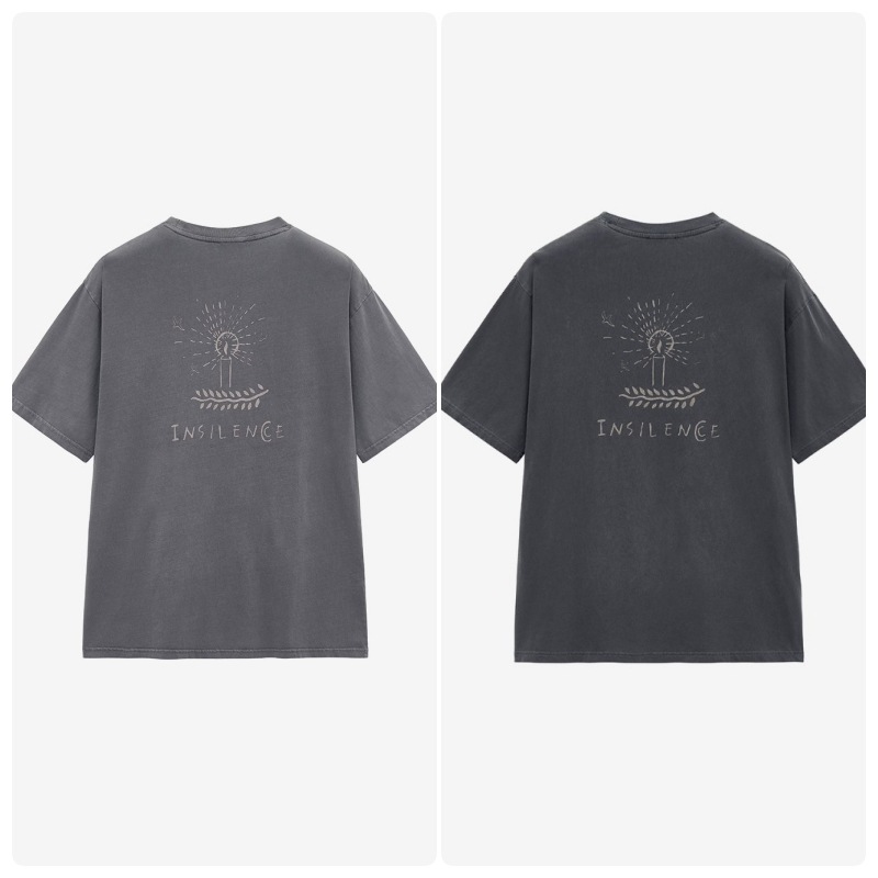★★ T　★★ INSILENCE】 HAND DRAWING GRAPHIC T-SHIRT : 2COLORS