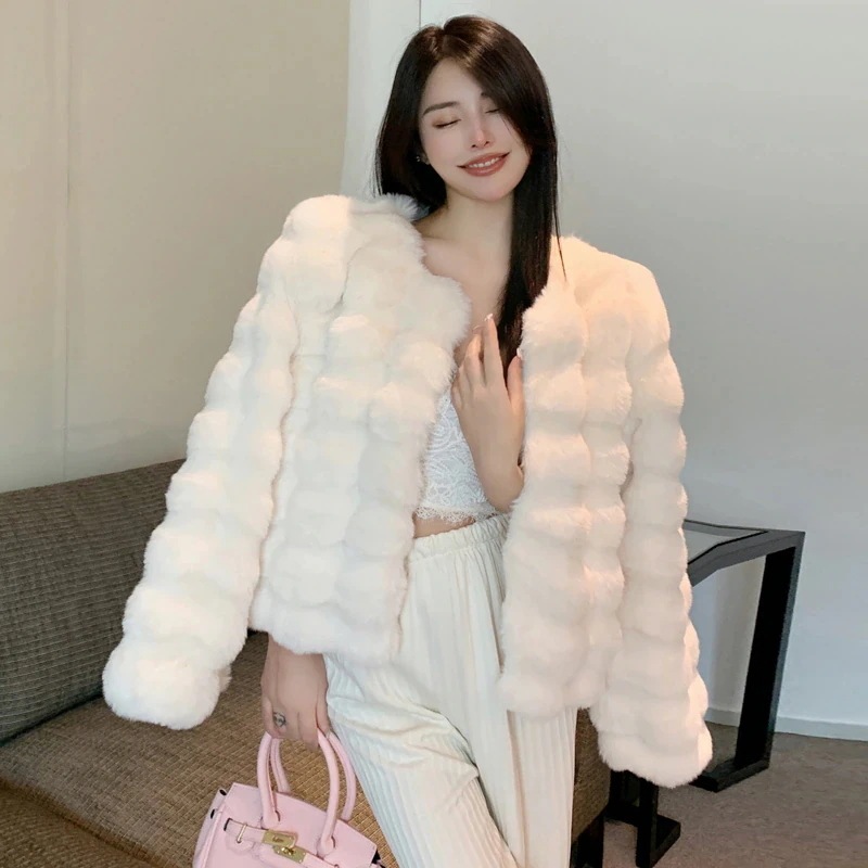 【急速発送】A220 アウター レディース 冬服 ファーコート 韓国ファッション