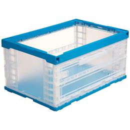 折りたたみコンテナ長側面扉付75Lタイプ フタなし 5個 三甲 551930