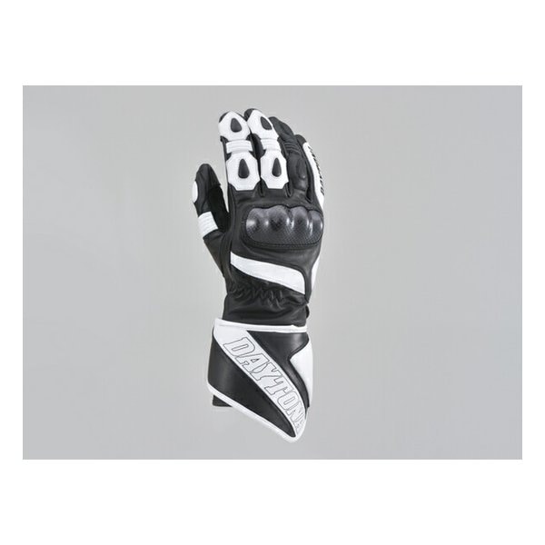 バイクグローブ HBG-040 スポーツロンググローブ ブラック/ホワイト Mサイズ 15808