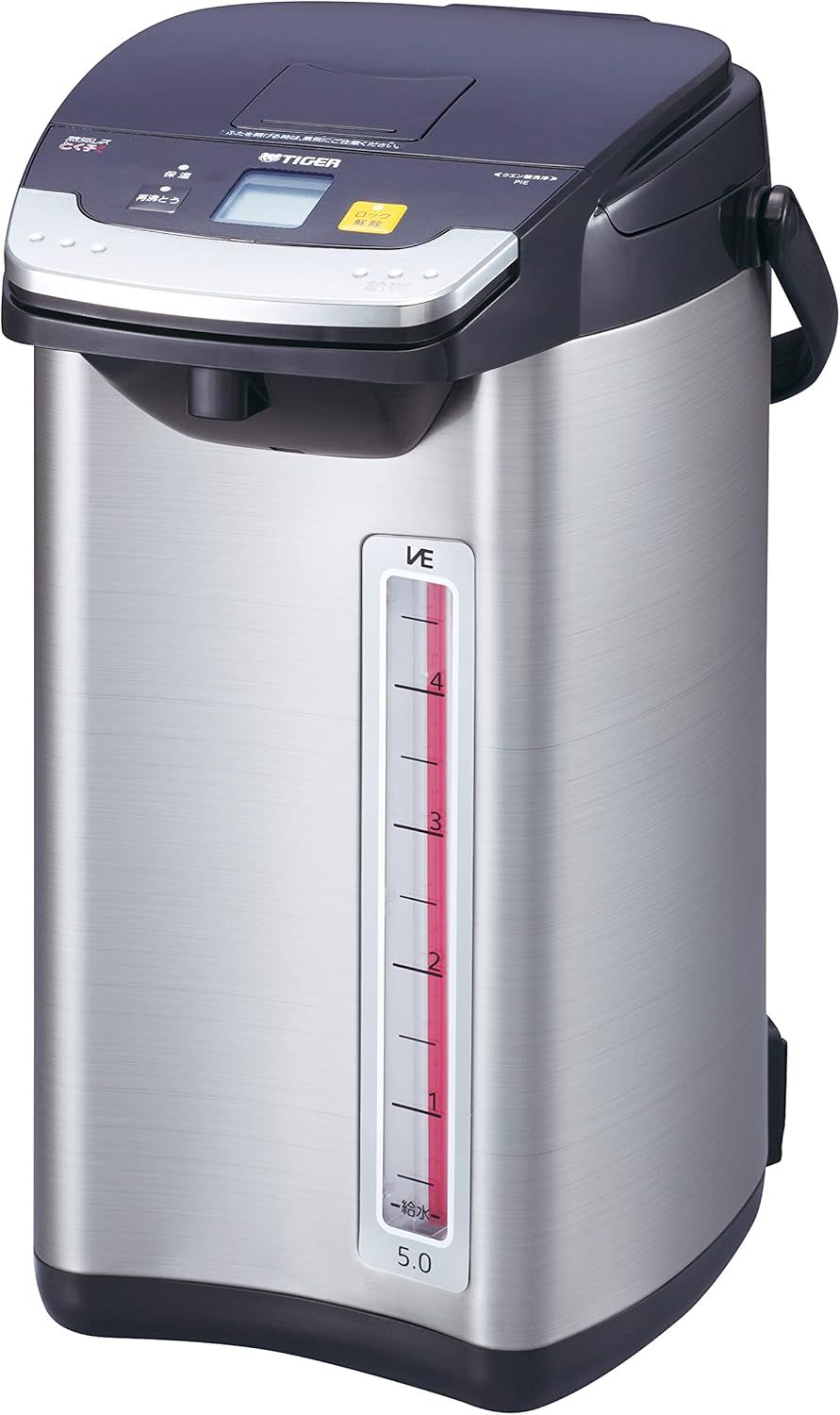 電気ポット 蒸気レス 節電VE保温 まほうびん構造 6つの安心・安全構造 とく子さん 大容量 5.0L ブラック PIE-A501K