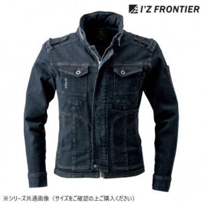 アイズフロンティア 3Dストレッチワークジャケット 12 ブラックインディゴィ LL 7250