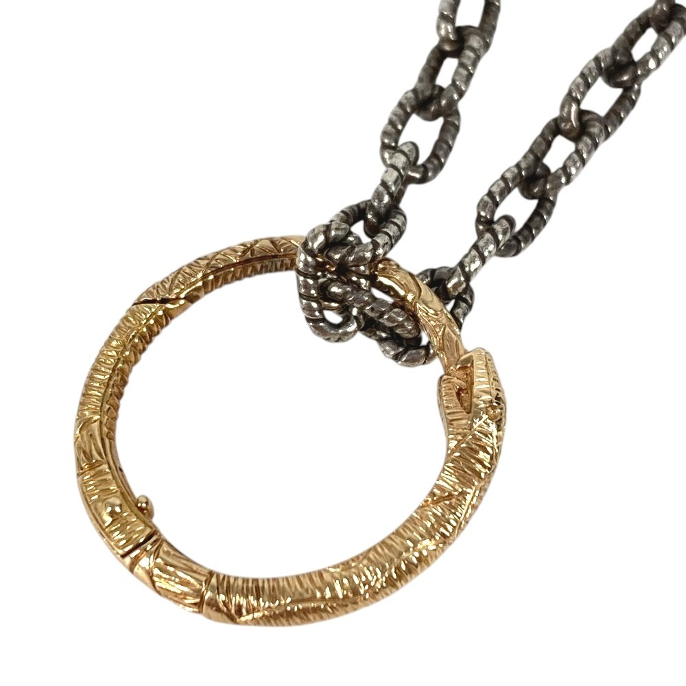 ネックレス 不明 ウロボロス チェーンネックレス K18 金 18K アクセサリー ジュエリー Au750 シルバー