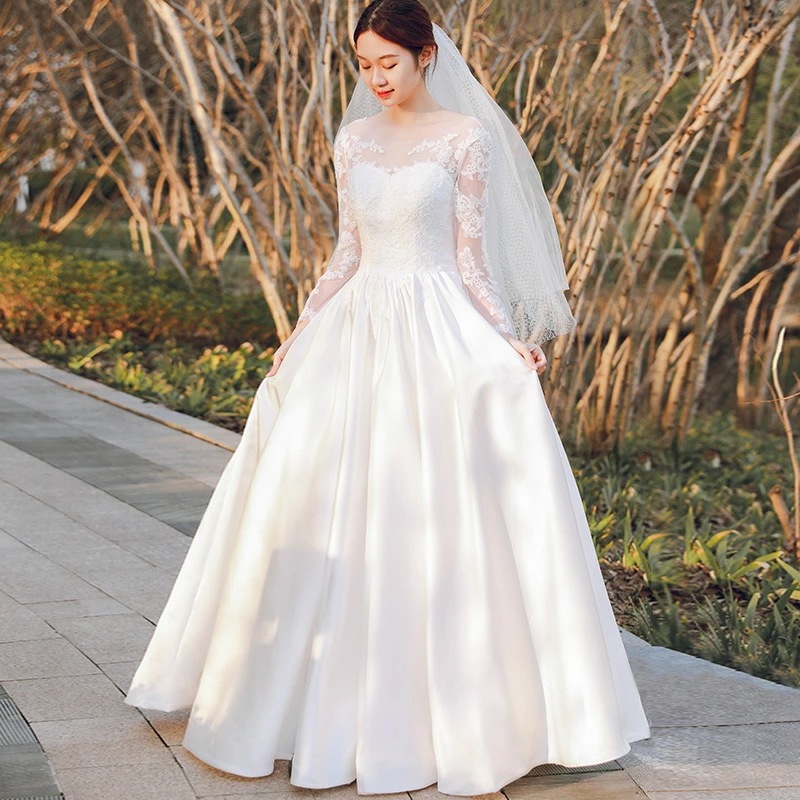 花嫁 ウエディングドレス 二次会ドレス 結婚式 格安 ウエディングドレス 披露宴 二次会 結婚式 イベント 演奏会 発表会 フォーマルドレス 編み上げタイプ 白 オシャレ 高級感 海外挙式 ウエディン