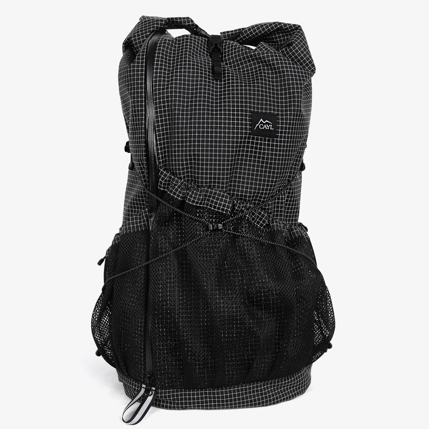 【CAYL】 MARI ROLL TOP (CAYL-GRID) : BLACK