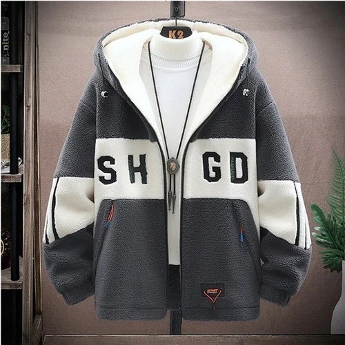 ボアジャケット メンズ ボアブルゾン ジャンパー ジャケット ボアコート アウター もこもこ 防寒