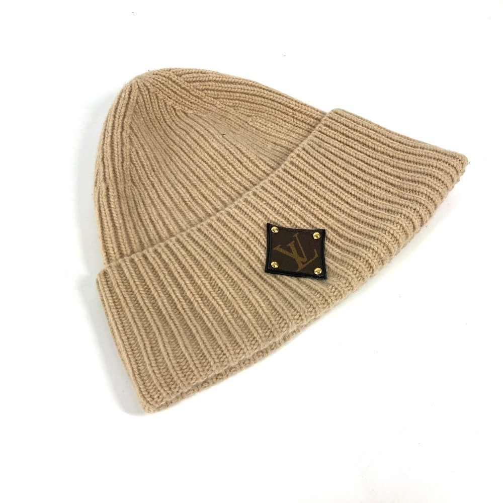 ニット帽 M77290 ボネ・LVビーニー ビーニー 帽子 ニット帽 ニットキャップ ウール ベージュ