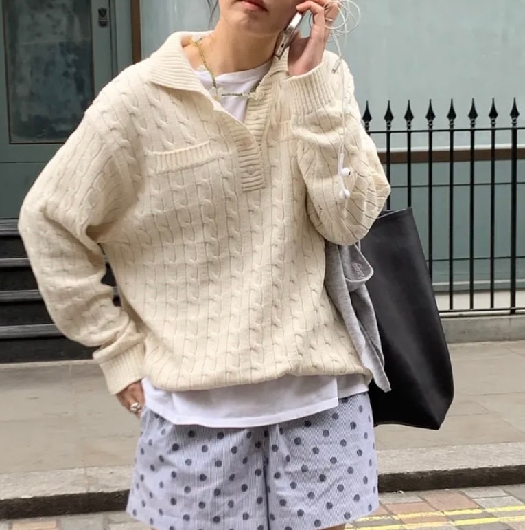 A BRITISH CABLE KNIT