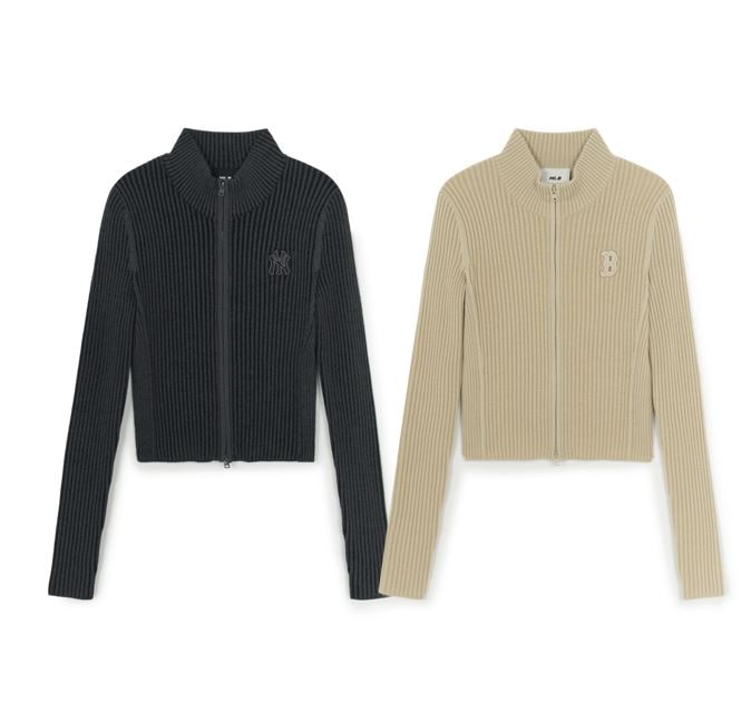 Basic Vintage Zip Up Cardigan (3FKCB0354-43SAL, 3FKCB0354-50CGS)