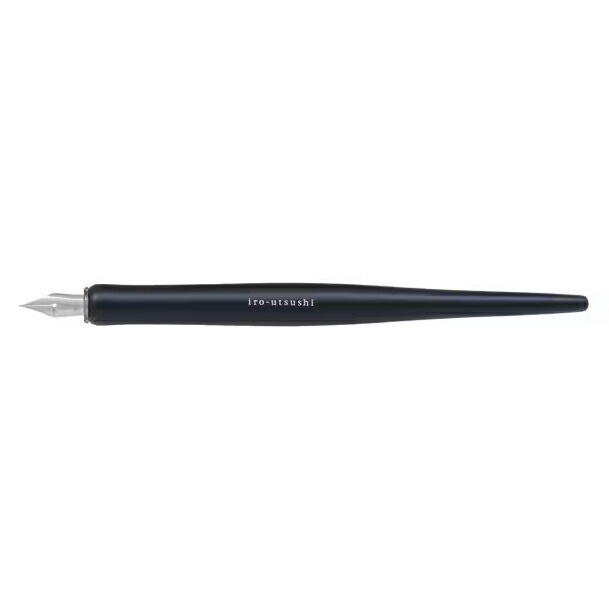 （まとめ買い）つけインキペン iro-utsushi（いろうつし） 木軸 ブラック ペン種F型（細字） FIR-180K-B-F [x3]