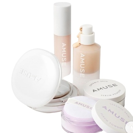 【新作】[セラミック フェイス セット] セラミック ファンデーション + パウダーセット