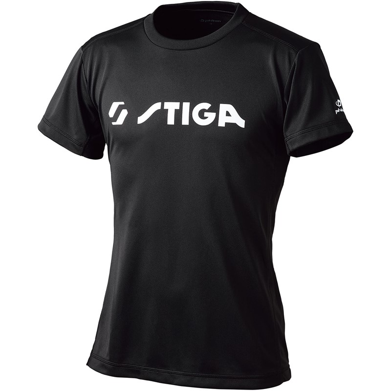 stiga(スティガ) ファイテンコラボシャツ II BK 3XO 卓球ゲームシャツ (1840370110)