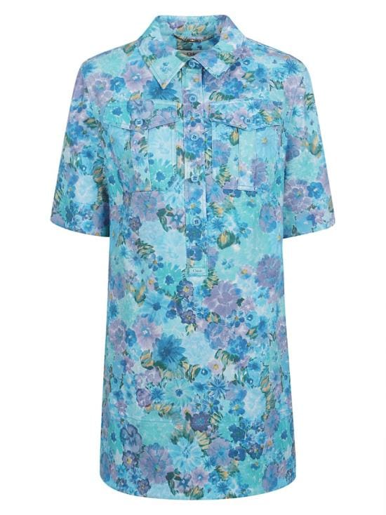 CHLOE Women Dresses CH26URO693074ZA Blue