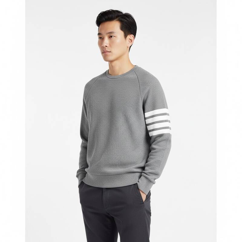 トムブラウン 4バー ラグラン袖 スウェットシャツ ミッドグレー MJT205A 06452 035