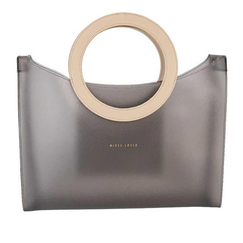 MISTYLAYER　MISTY LAYER ボディバッグ ミストをまとうような柔らかい透け感と上品な風合い オレンジ　MLBb-OR