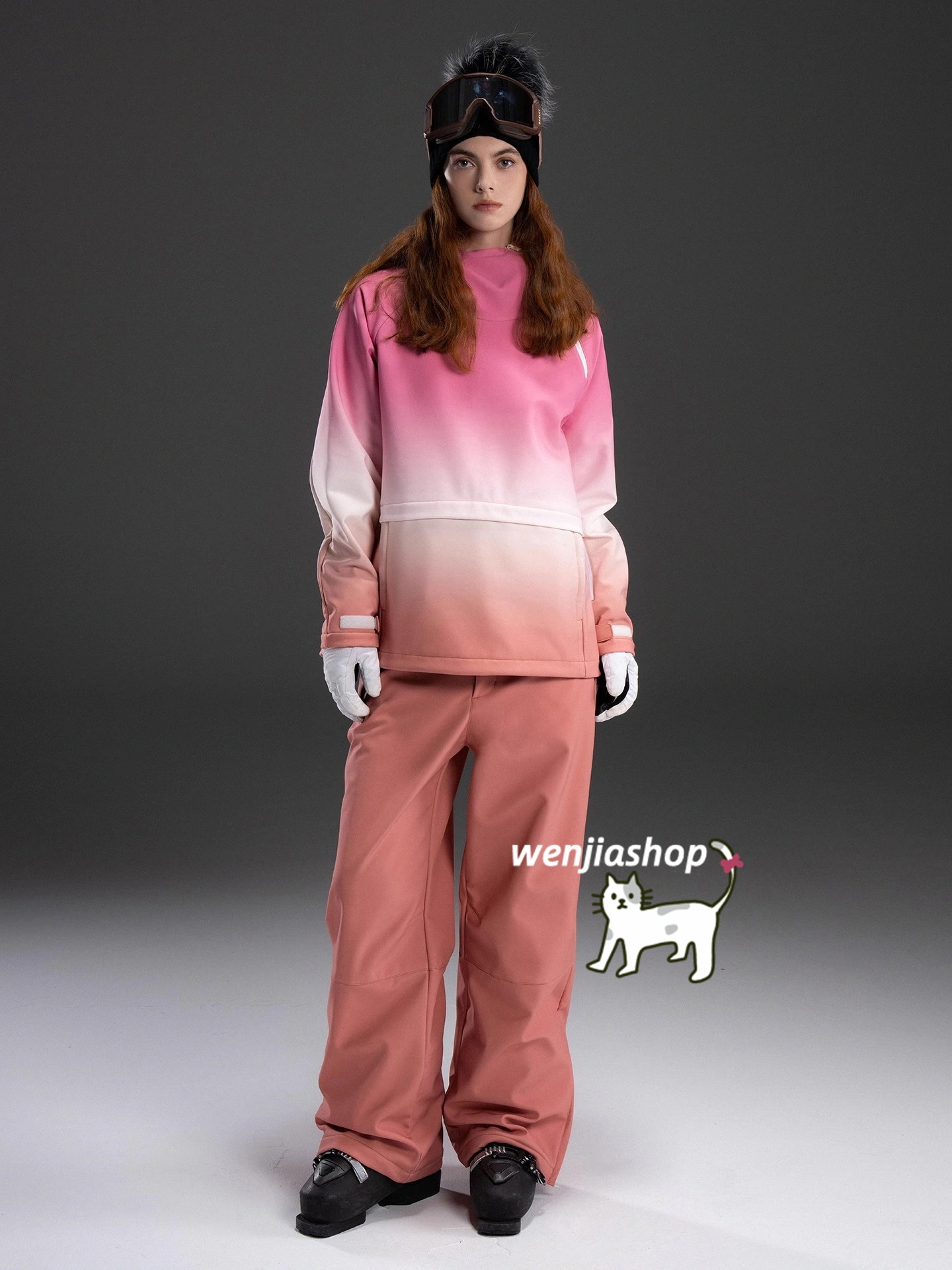 スノーボードウェア 2024 2025 上下セット メンズ レディース グラデーション 裏起毛 トップス パンツ 3L セットアップ ウィンタースポーツ韓国風防水 スノー スキーウェア スノボウェア 20,580円