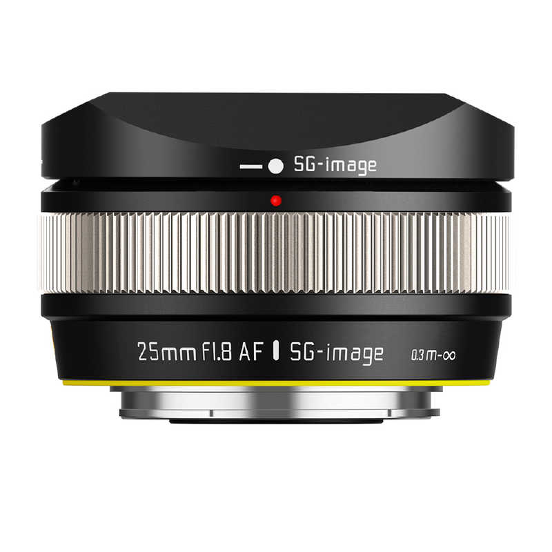 SGIMAGE　SG-image AF 25mm F1.8 ソニーEマウント APS-C シルバー ［ソニーE / 単焦点レンズ］　SGAF25MMF1.8EC（S）