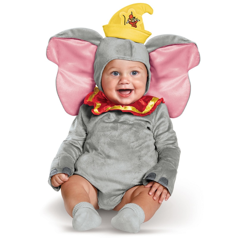 コスプレ 仮装 ダンボ ベビー用 M 【 コスプレ 衣装 ハロウィン 仮装 コスチューム 服 キッズ 子供 アニメ ディズニー グッズ 赤ちゃん ベビー用品 象 ゾウ パーティーグッズ 正規ライセンス