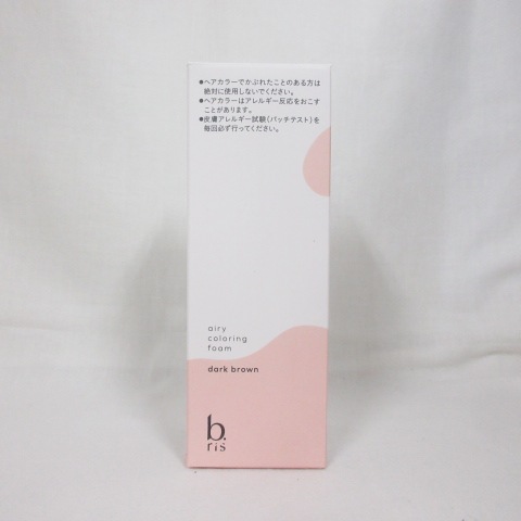 新品 b.ris ビーリス エアリーカラーリングフォーム ダークブラウン ヘアカラーフォームTE 80g 泡染毛剤 ( 0115-y2 )