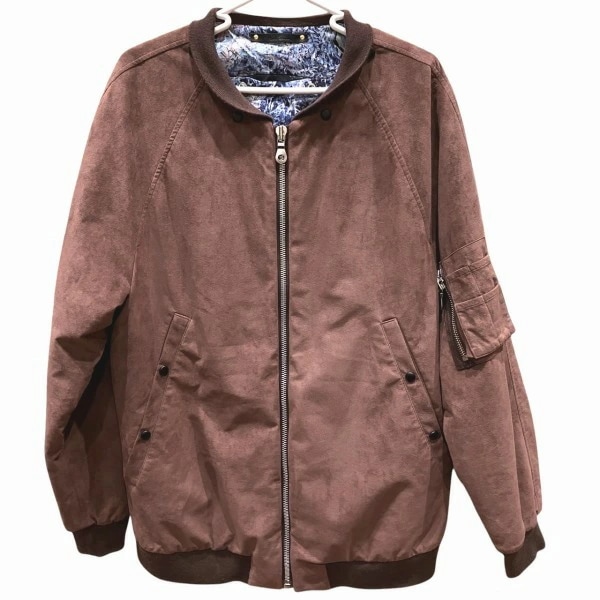 ポール・スミス 253386 716M MA-1 ブルゾン スエード 裏地花柄 アウター【中古】