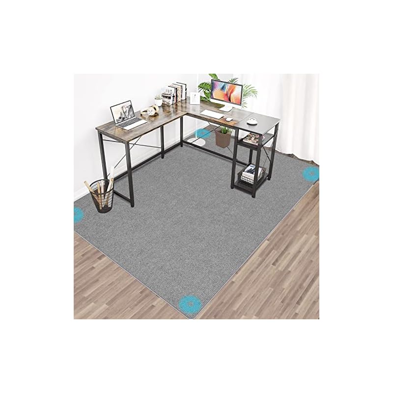 チェアマット 床保護マット140 160cm デスク 椅子 マットHriiiiya大判 厚さ4mmゲーミングチェアマット ダイニングマット デスクマット 家具保護パッド キズ防止防音傷防止マットズレ