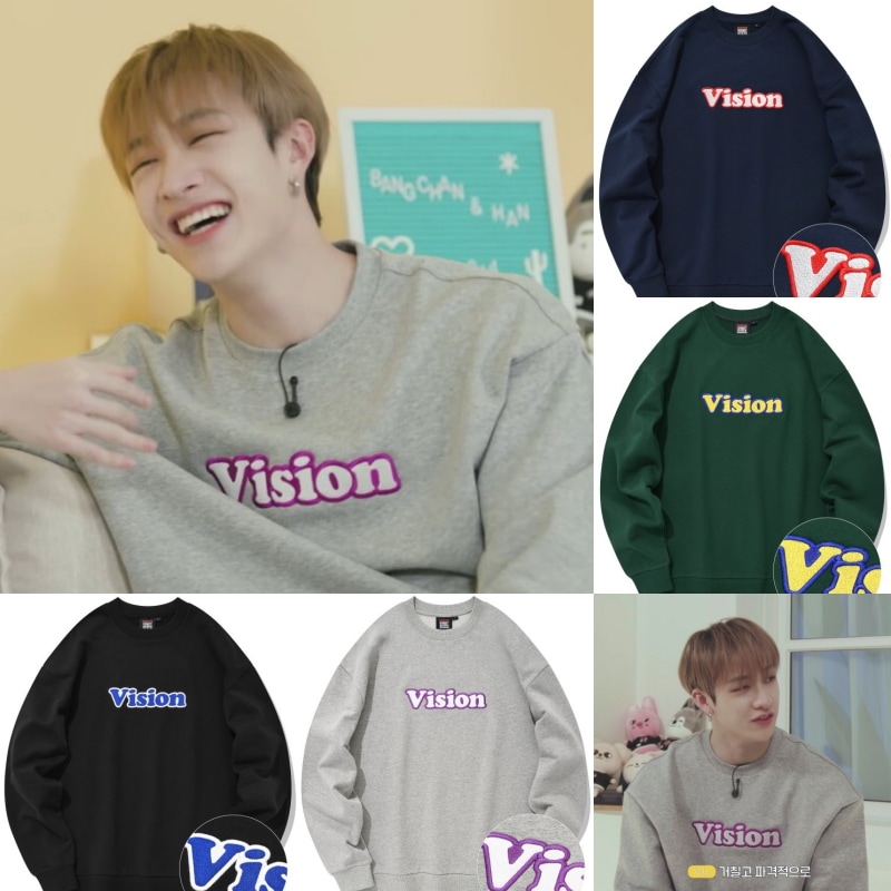 STRAY KIDS バンチャン着用 VSW N-Logo Crewneck 韓国正規品