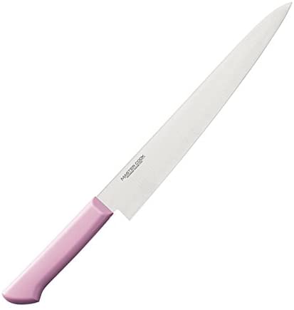 片岡製作所 マスターコック 抗菌カラー包丁 MCSK-270 筋引き包丁 27cm ピンク
