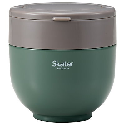 他サイト： LDNO8AG エバーグリーン 保温 保冷 丼ぶり ランチジャー 800ml 折りたたみハンドル付 抗菌の商品画像