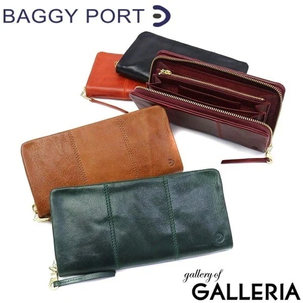 バギーポート 財布 BAGGY PORT ラウンドファスナー 長財布 メンズ BRETANGNA ブリタニア 小銭入れあり レザー 革 レディース ZKM-200