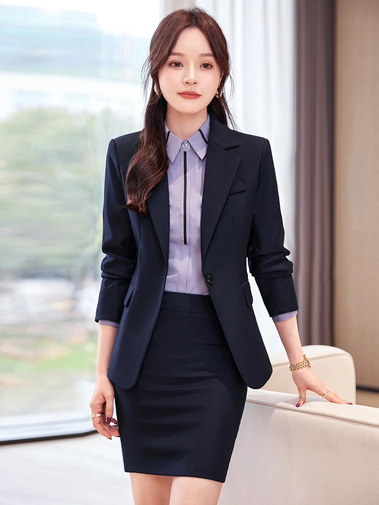 スーツ セットアップ 女春秋 高端 気質 面接 正装 大学生 ホテル