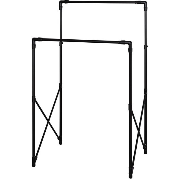 STSM-150ブラック [伸縮多機能スタイル物干し] メーカー直送 5,588円