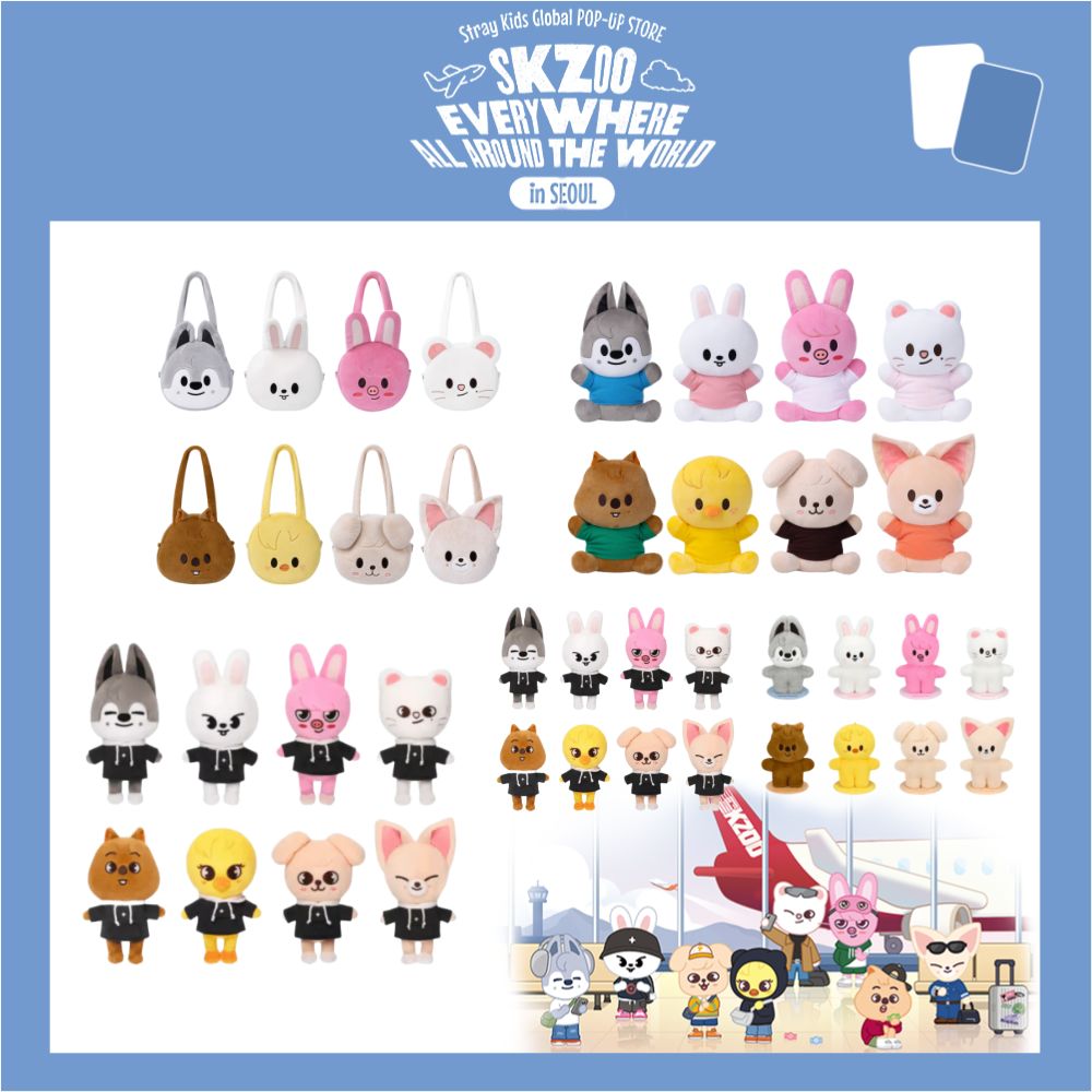 [公式] Stray Kids Global POP-UP STORE SKZOO EVERY WHERE ALL AROUND THE WORLD in SEOUL official MD 2
