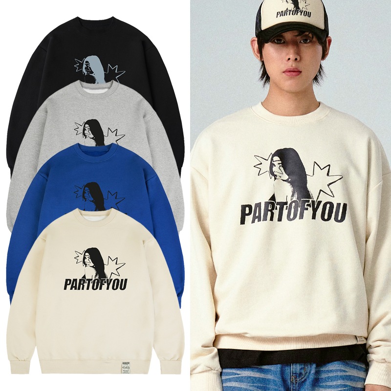 [UNISEX]PARTOFYOU Man to Man_4color
