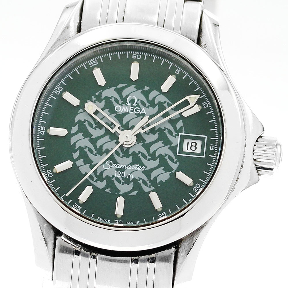 オメガ OMEGA 2586.70 シーマスター120 ジャックマイヨール1998 デイト クォーツ レディース _902816【中古】 55,935円