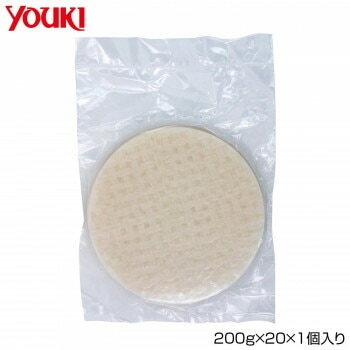 YOUKI ユウキ食品 業務用薄型ライスペーパー（15.5cm） 200gx20x1個入り 218901