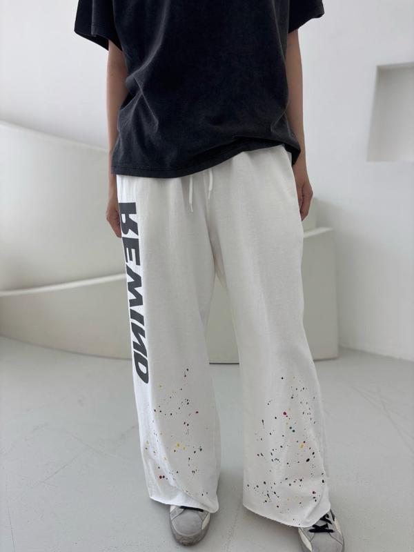 クレッグレタリングワイドパンツ