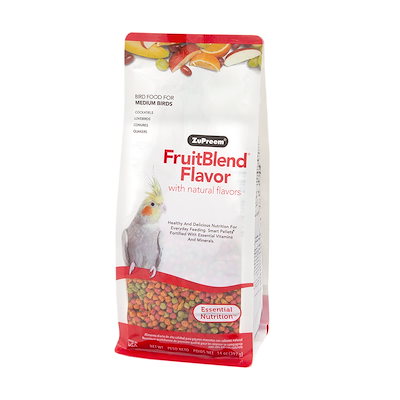 他サイト： ズプリーム　フルーツブレンド　Ｍ　オカメインコ用　１４ｏｚ（約３９７ｇ）　ＣＲＣ55―20―10―10―00の商品画像