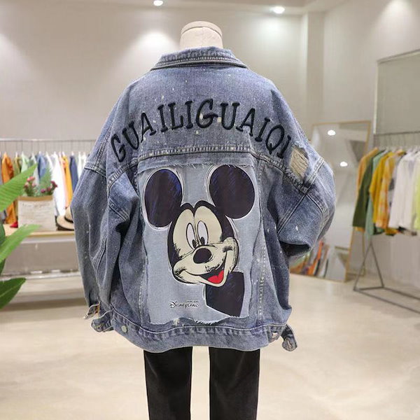 Qoo10] ディズニーミッキー デニムジャケット コ