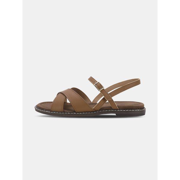 女性サンダル 牛革 ストラップ サンダル ベーシック フラット 夏サンダル LGE232_P402350614